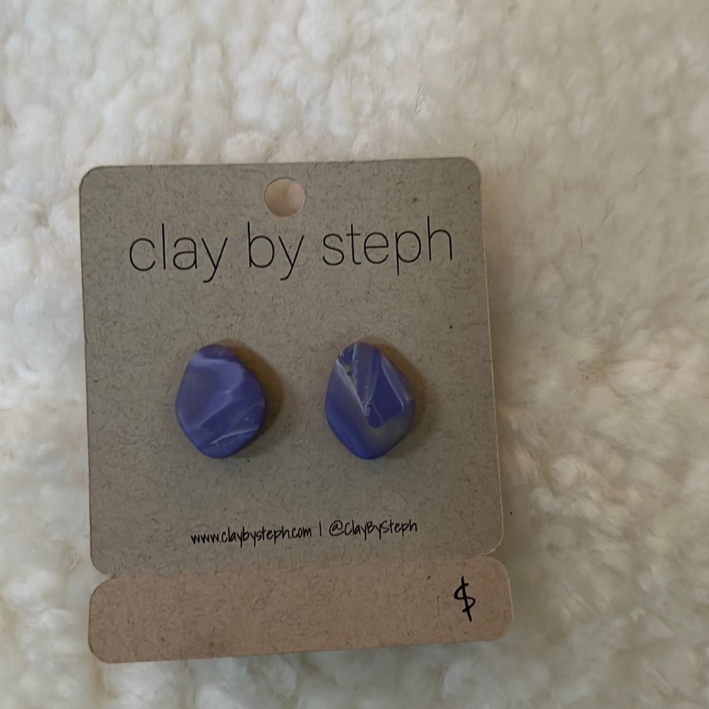 Clay by Steph Purple Earrings